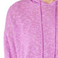 Eileen Fisher Women's Organic Linen & Organic Cotton Hooded Sweater Purple Size Small