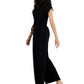 Eileen Fisher Women's Jersey Crop Jumpsuit Black Size Small