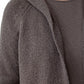 Eileen Fisher Women's Hooded Long Cotton Cardigan Brown Size X-Small