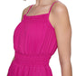 Kensie Women's Smocked A Line Dress Purple Size 4