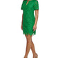 Kensie Women's Lace Shift Dress Green Size 6