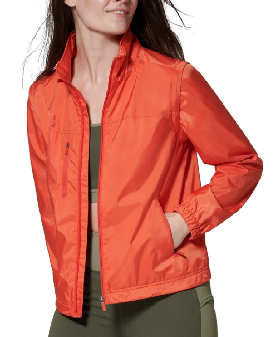 Bass Outdoor Women's Kennebec Convertible Jacket Red Size X-Large