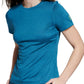 Bass Outdoor Women's Cross Performance Baselayer T-Shirt Blue Size Medium