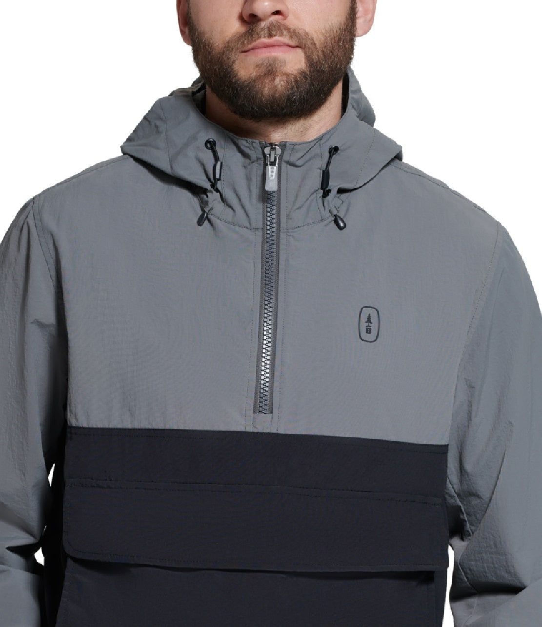 Bass Outdoor Men's Packable Anorak Jacket Black Size XX-Large