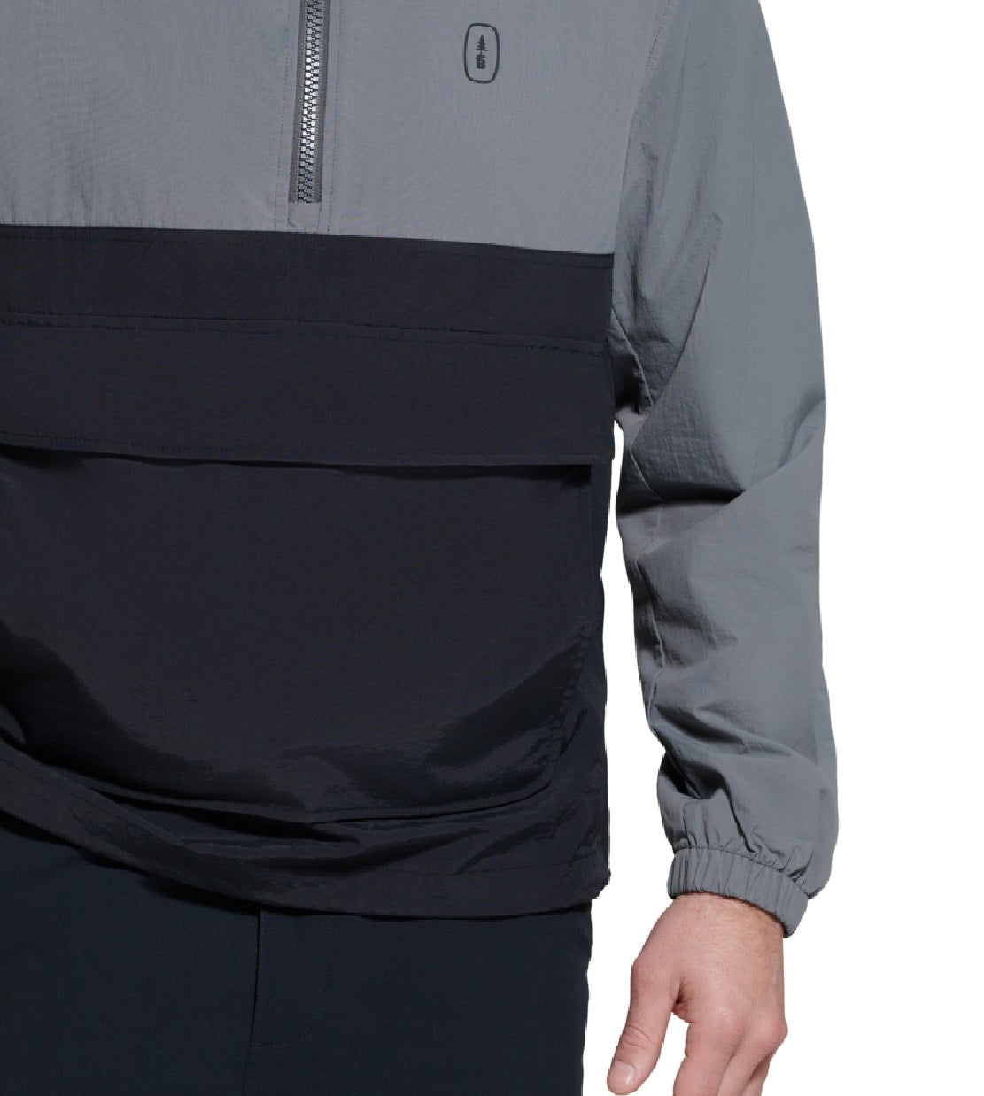 Bass Outdoor Men's Packable Anorak Jacket Black Size XX-Large