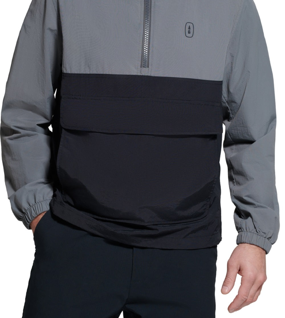 Bass Outdoor Men's Packable Anorak Jacket Black