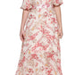 Kensie Women's Pleated Skirt Maxi Dress Pink Size 6