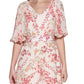 Kensie Women's Pleated Skirt Maxi Dress Pink Size 6