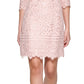 Kensie Women's Lace Sheath Dress Pink Size 6