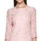 Kensie Women's Lace Sheath Dress Pink Size 6
