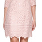 Kensie Women's Lace Sheath Dress Pink Size 4