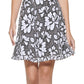 Kensie Women's Floral Lace A Line Dress Black Size 8