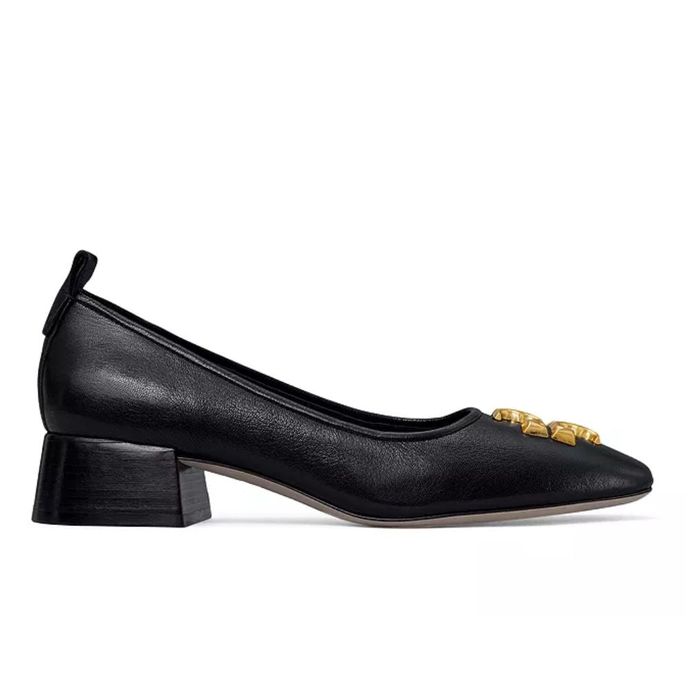 Tory Burch Women's Eleanor Pointed Toe Pumps Black Size 8
