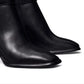 Tory Burch Women's Multi Logo Buckle Boot Black Size 8.5