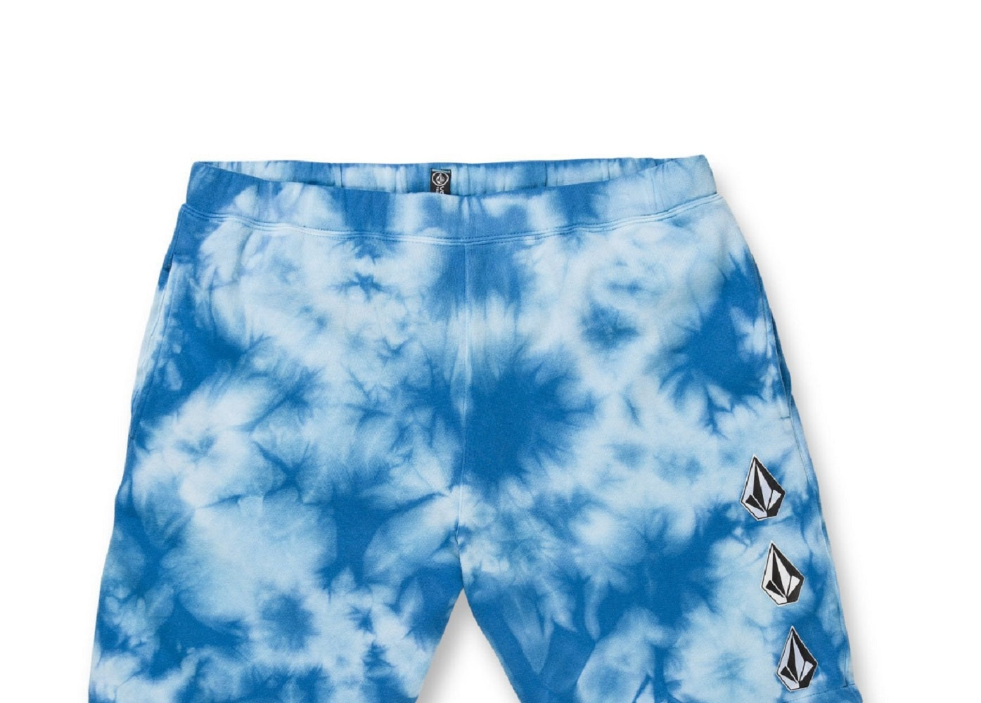 Volcom Men's Iconic Stone Fleece Shorts Blue Size Large