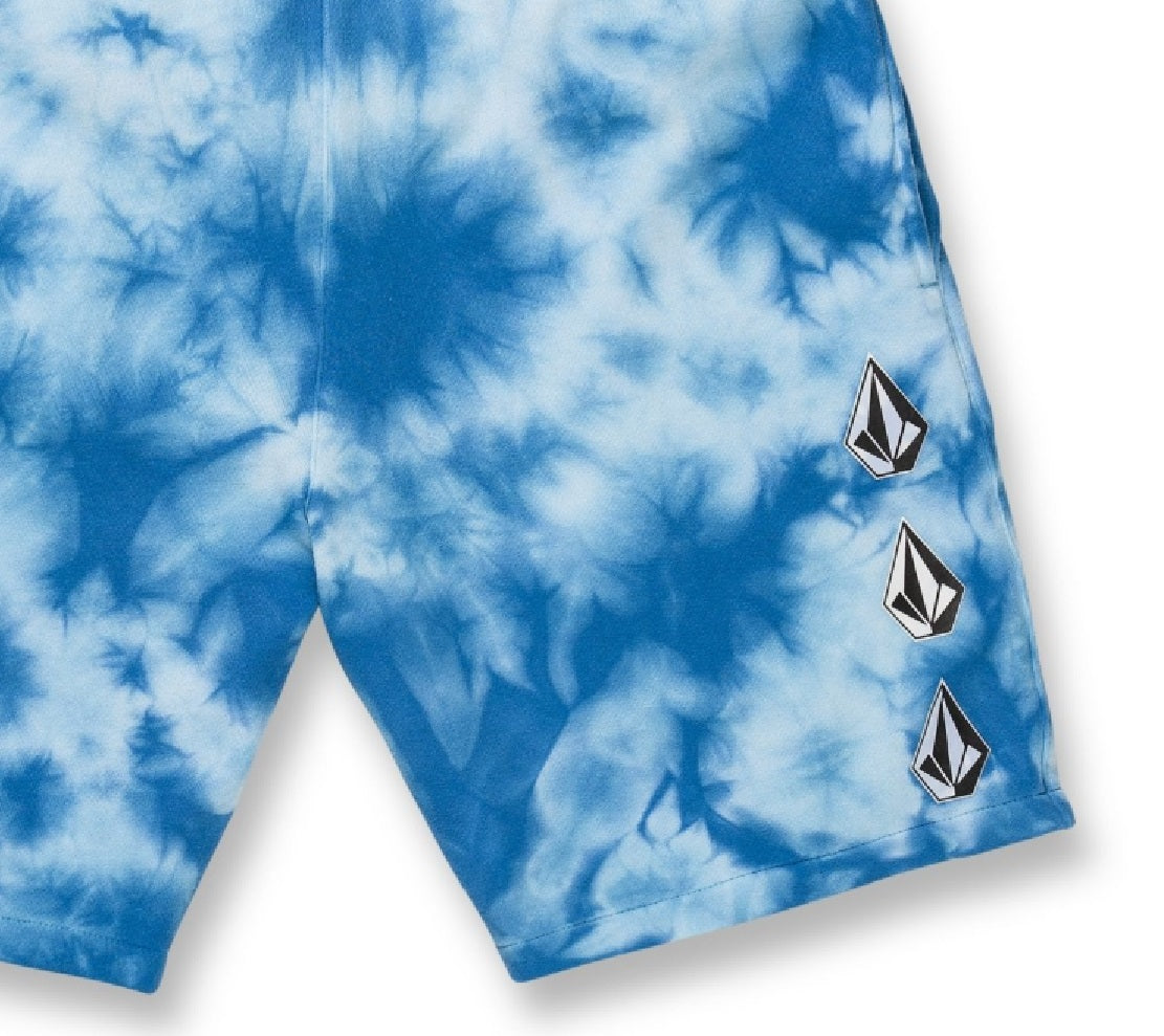 Volcom Men's Iconic Stone Fleece Shorts Blue Size XX-Large