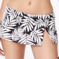 Bleu By Rod Beattie Women's Oasis Skirted Hipster Bikini Bottoms Black Size 10