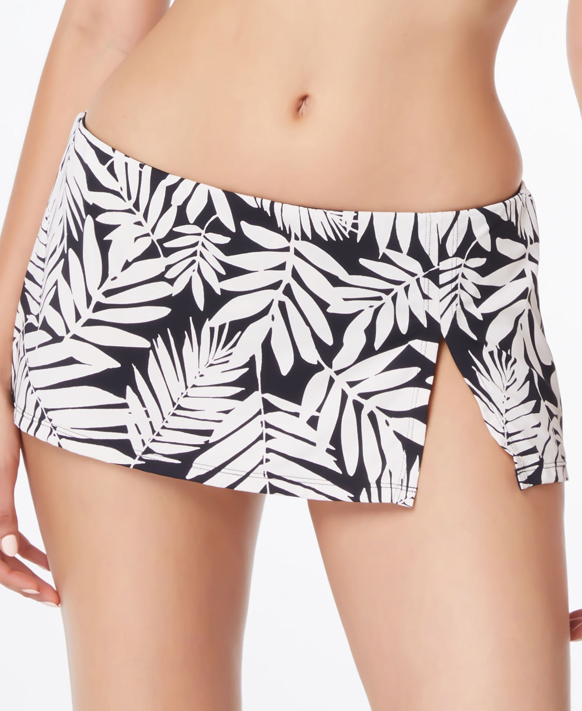 Bleu By Rod Beattie Women's Oasis Skirted Hipster Bikini Bottoms Black Size 10