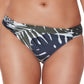 Bar III Women's Moody Tropics Hipster Bikini Bottoms Swimsuit Black