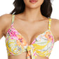 Bleu Rod Beattie Women's Paradiso Tie Front Bikini Top Swimsuit Yellow Size 34 D