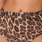 Bar Iii Women's Beach Cheetah Printed High Rise Bikini Bottoms Swimsuit Brown