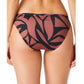 Sanctuary Women's Abstract Animal Cinch Back Hipster Bikini Bottoms Size L