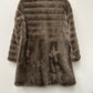 Jones New York Women's Faux Fur Coat Brown Size Medium