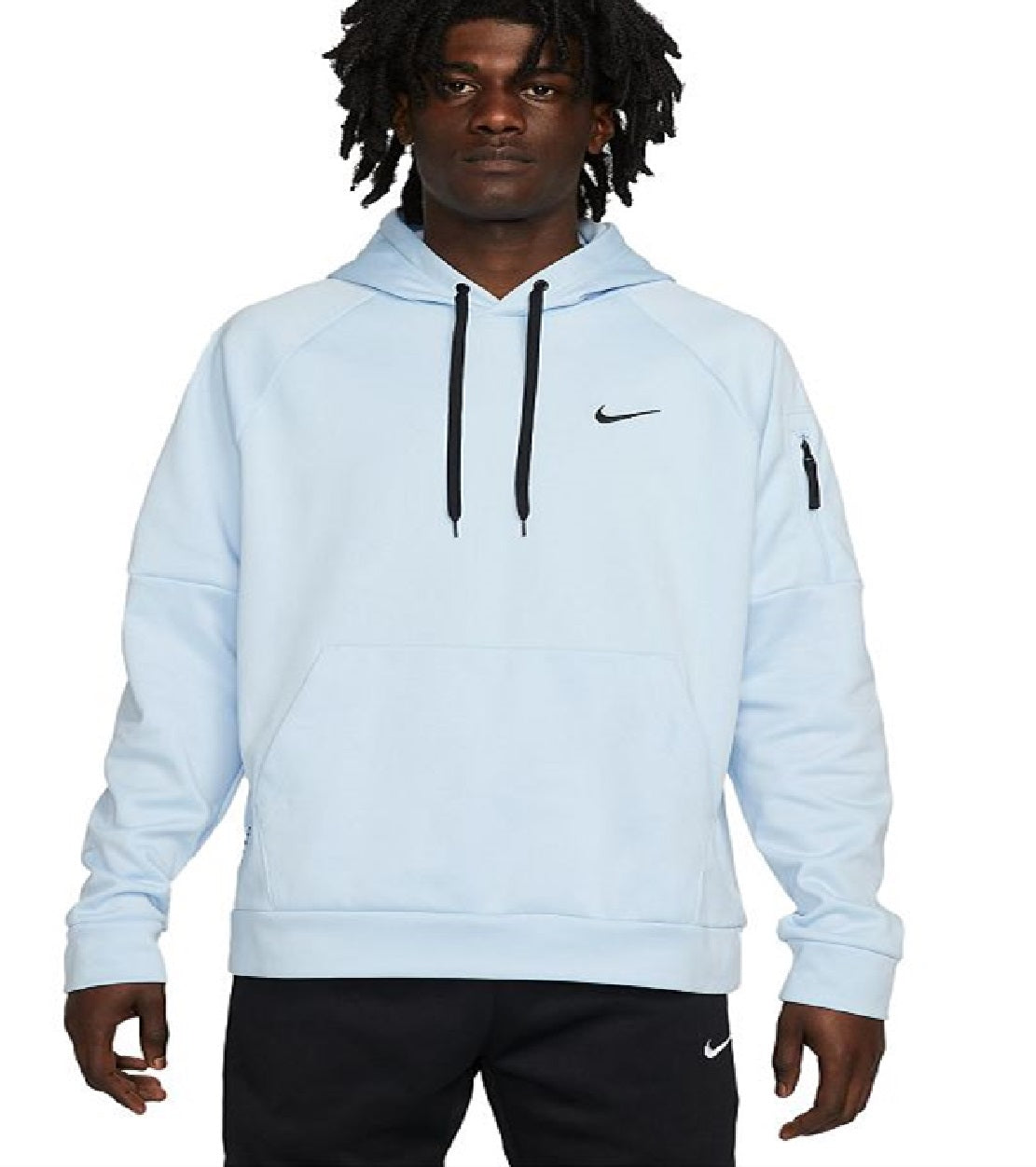 Nike Men's Therma FIT Pullover Fitness Hoodie Blue Size Medium