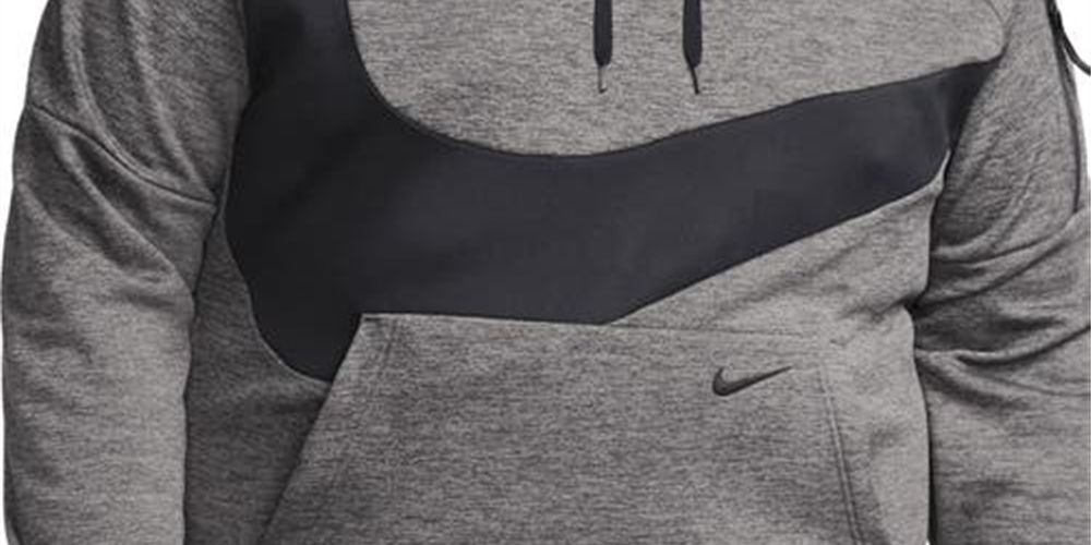 Nike Men's Therma FIT Pullover Hoodie Grey Size Large
