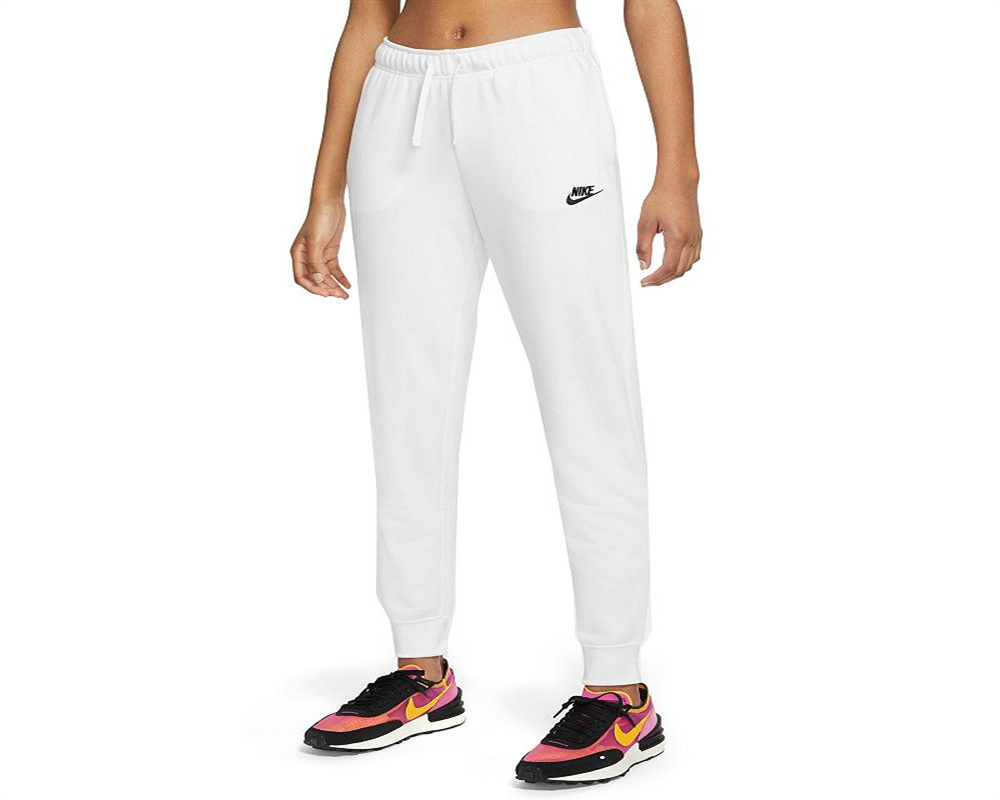 Nike Women's Sportswear Club Fleece Midrise Joggers White Size 2XL