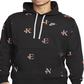 Nike Men's Printed Club Fleece Hoodie Black  Size Small