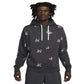 Nike Men's Printed Club Fleece Hoodie Gray Size XX-Large