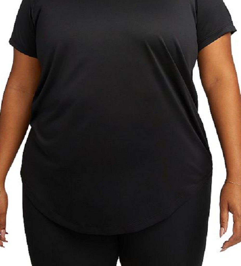 Nike Women's Dri FIT Tee Black Size XX-Large