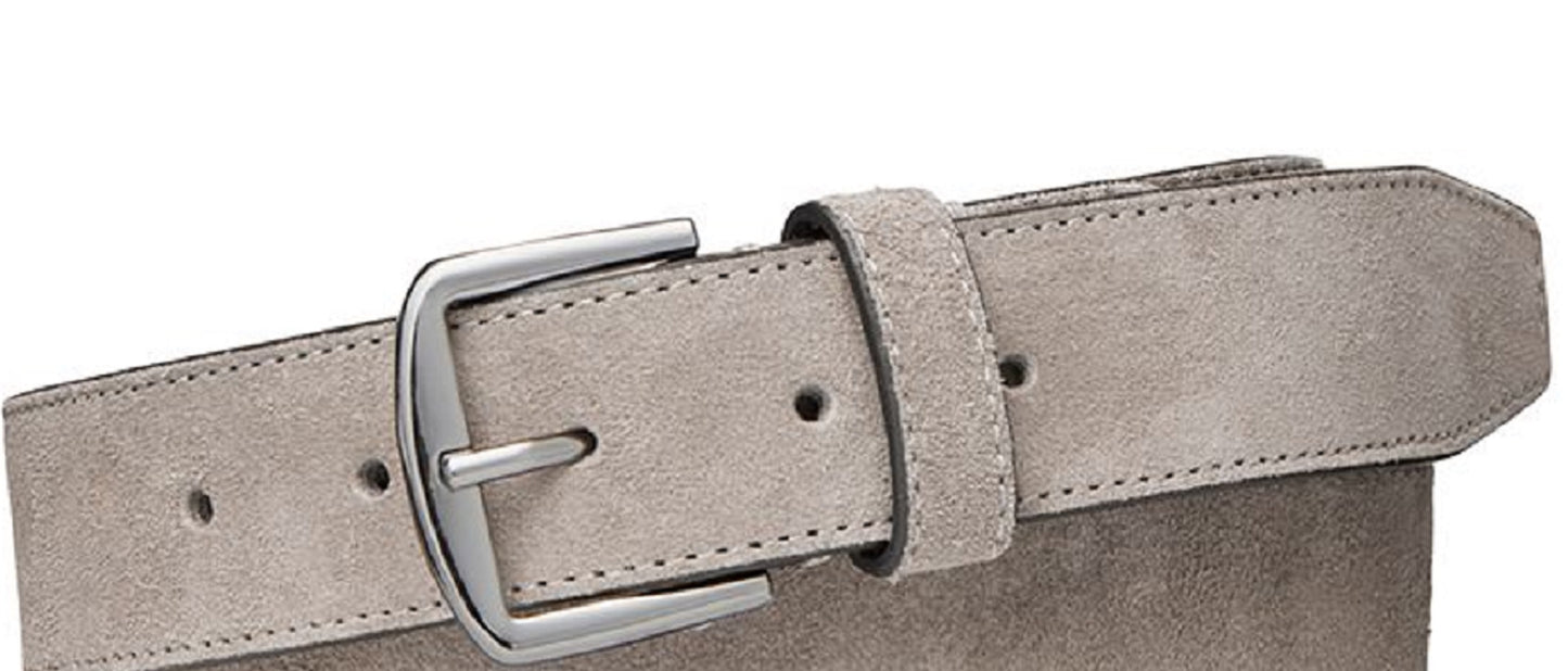 Michael Kors Men's Suede Dress Belt Gray Size 34