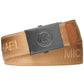 Michael Kors Men's Logo Tape Slider Belt Brown Size 32