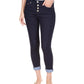Michael Kors Women's Izzy Skinny Roll Hem Jeans Blue Size 16