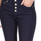 Michael Kors Women's Izzy Skinny Roll Hem Jeans Blue Size 16