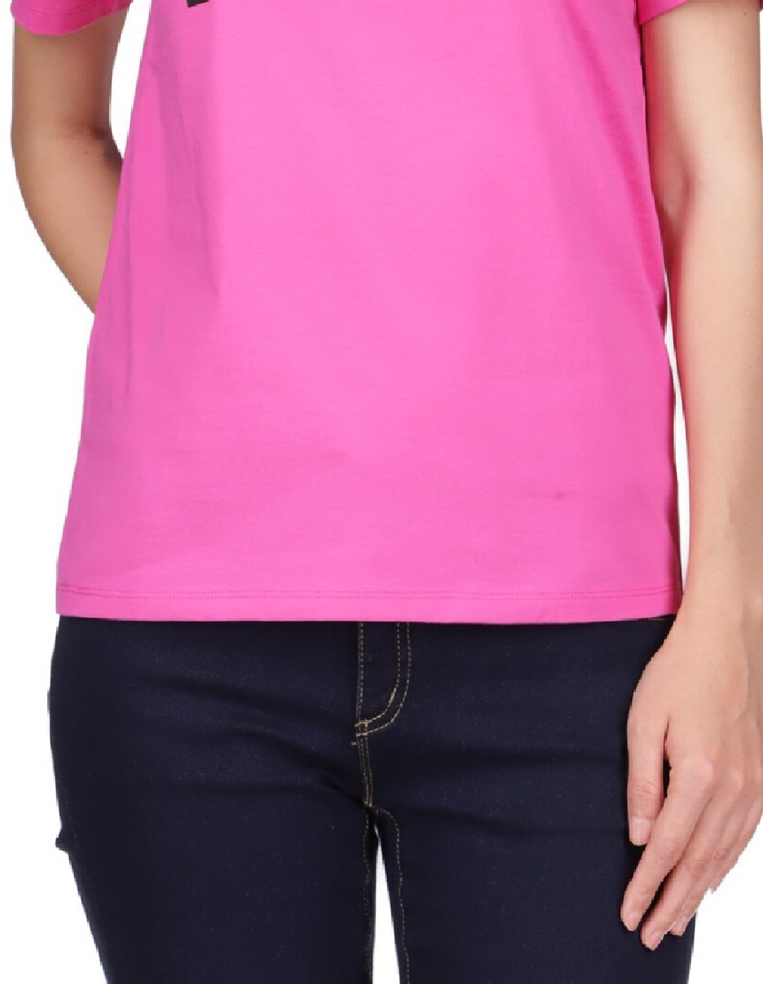 Michael Kors Women's Logo Tee Pink Size Small