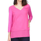 Michael Kors Women's Layered Look Top Pink Size Large