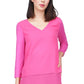 Michael Kors Women's Layered Look Top Pink Size Large