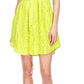 Michael Kors Women's Lace Shirt Dress Green Size Small