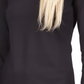 Michael Kors Women's Mesh Yoke Top Black Size Petite Large