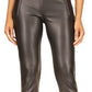Michael Kors Women's Mixed Media Skinny Pants Black Size Petite Medium