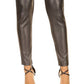 Michael Kors Women's Mixed Media Skinny Pants Black Size Petite Medium