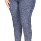 Michael Kors Women's Printed High Rise Skinny Jeans Blue Size Petite Small