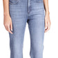 Michael Kors Women's Button Hem Flare Leg Denim Jeans Blue Size 2Petite