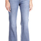 Michael Kors Women's Button Hem Flare Leg Denim Jeans Blue Size 10Petite