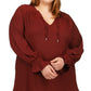 Michael Kors Women's Peasant Tunic Red Size 1X