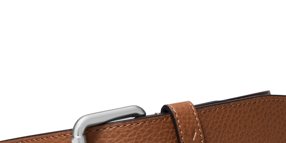 Michael Kors Men's Casual Mk Logo Belt Brown Size 36