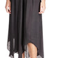 Michael Kors Women's Asymmetrical Maxi Skirt Black Size Small